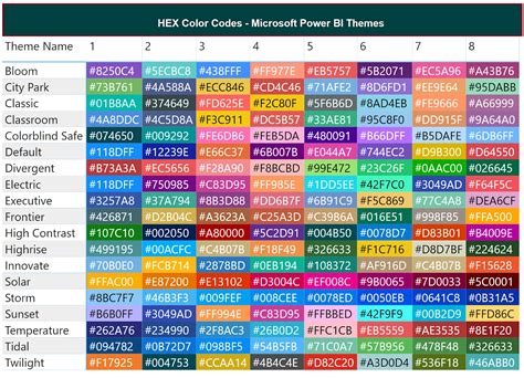 Color Hex Color Codes.